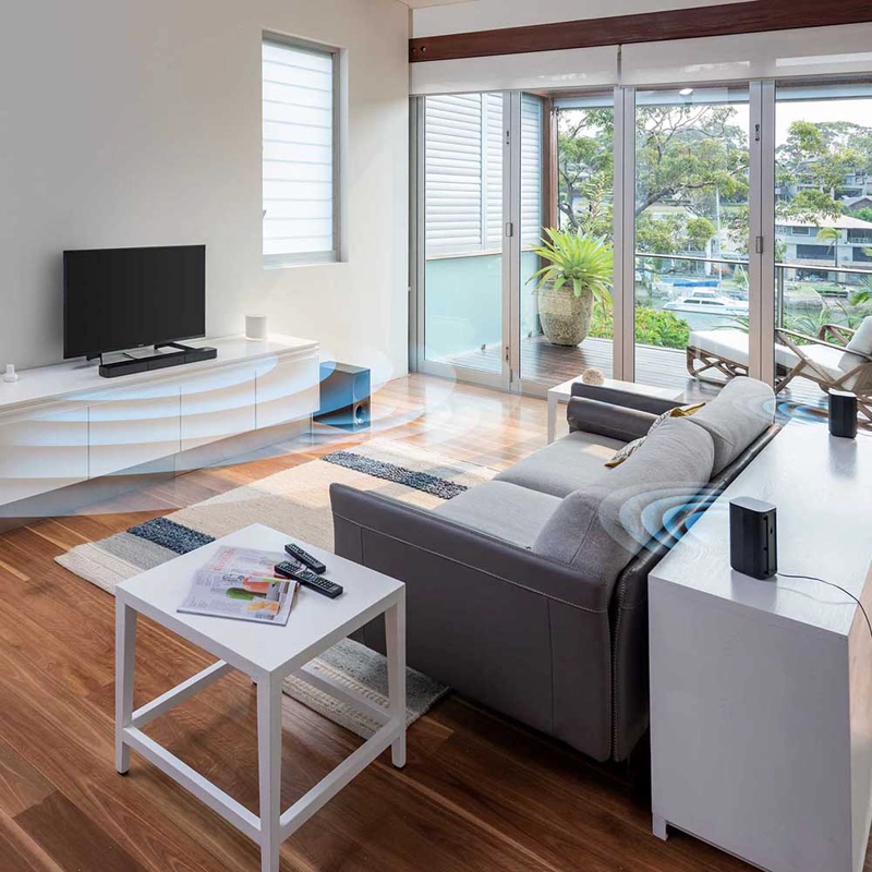 SISTEMA DE TEATRO EN CASA DE 5.1 CANALES CON BARRA DE SONIDO HT-S20R - 7
