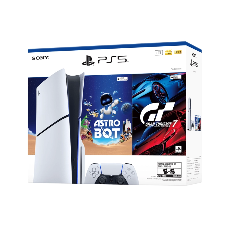 PAQUETE DE CONSOLA PLAYSTATION 5 EDICION ESTANDAR CON ASTRO BOT Y GRAN TURISMO 7 - 3