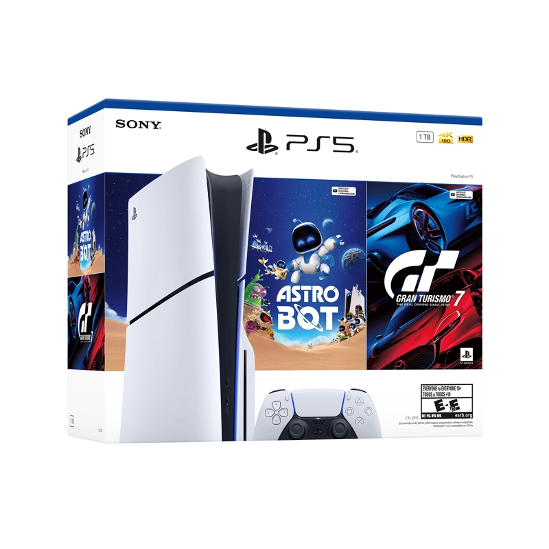 PAQUETE DE CONSOLA PLAYSTATION 5 EDICION ESTANDAR CON ASTRO BOT Y GRAN TURISMO 7 - 4