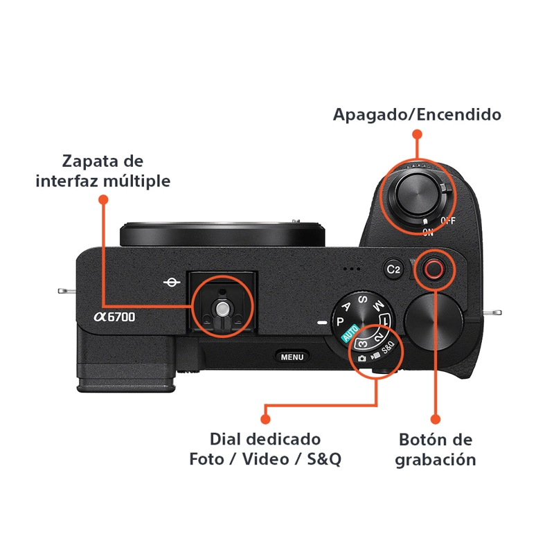 CAMARA SONY APS-C A6700 PREMIUM ILCE-6700K - 5