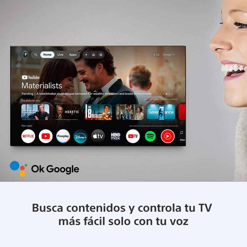 LED SMART TV  BRAVIA 3 II SONY 4K ULTRA HD K-65XR30M2 - 6