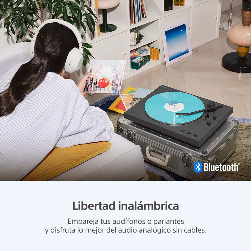 TORNAMESA BLUETOOTH PS-LX3BT HI-RES SONY - 4