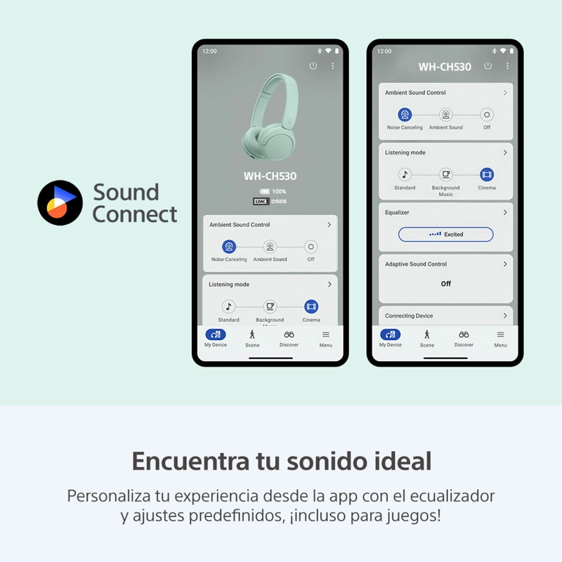 AUDIFONOS BLUETOOTH SONY WH-CH530 VERDE - 11