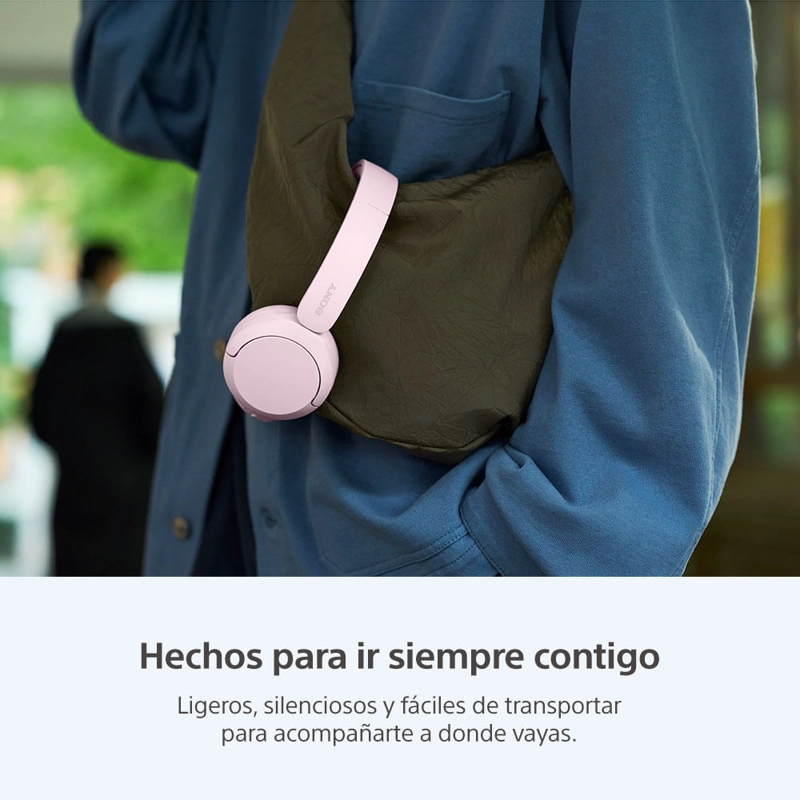 AUDIFONOS BLUETOOTH WH-CH530 ROSADO - 6