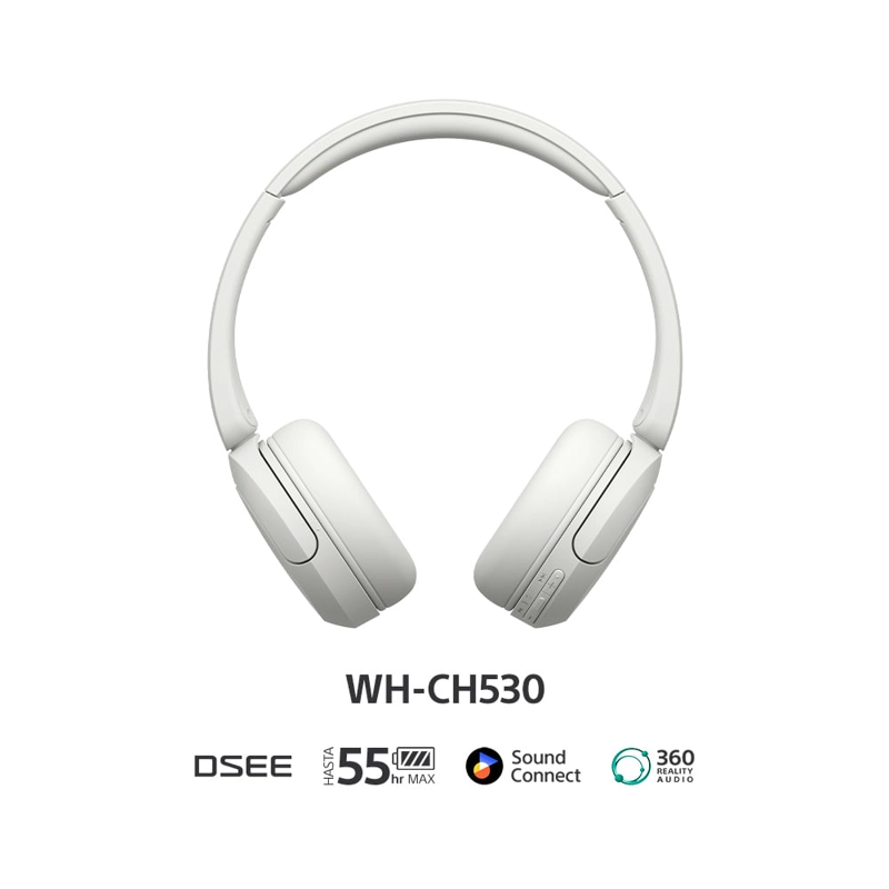 AUDIFONOS BLUETOOTH SONY WH-CH530 BLANCO - 2