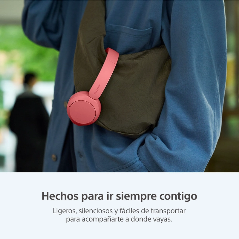 AUDIFONOS BLUETOOTH SONY WH-CH530 ROJO - 6