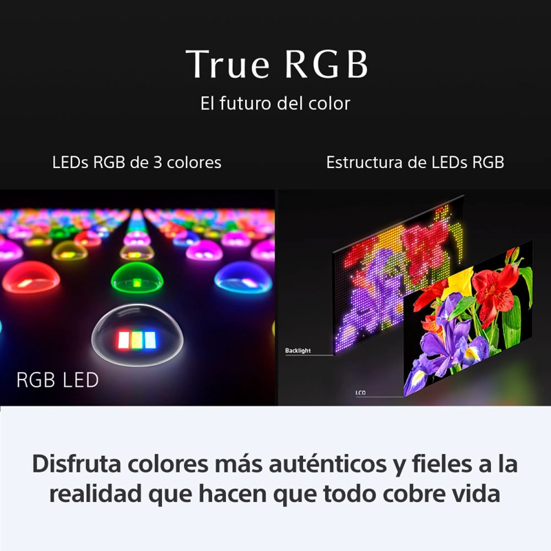 LED SONY TRUE RGB 4K SMART TV 75 PULGADAS K-75XR70M2 - 10