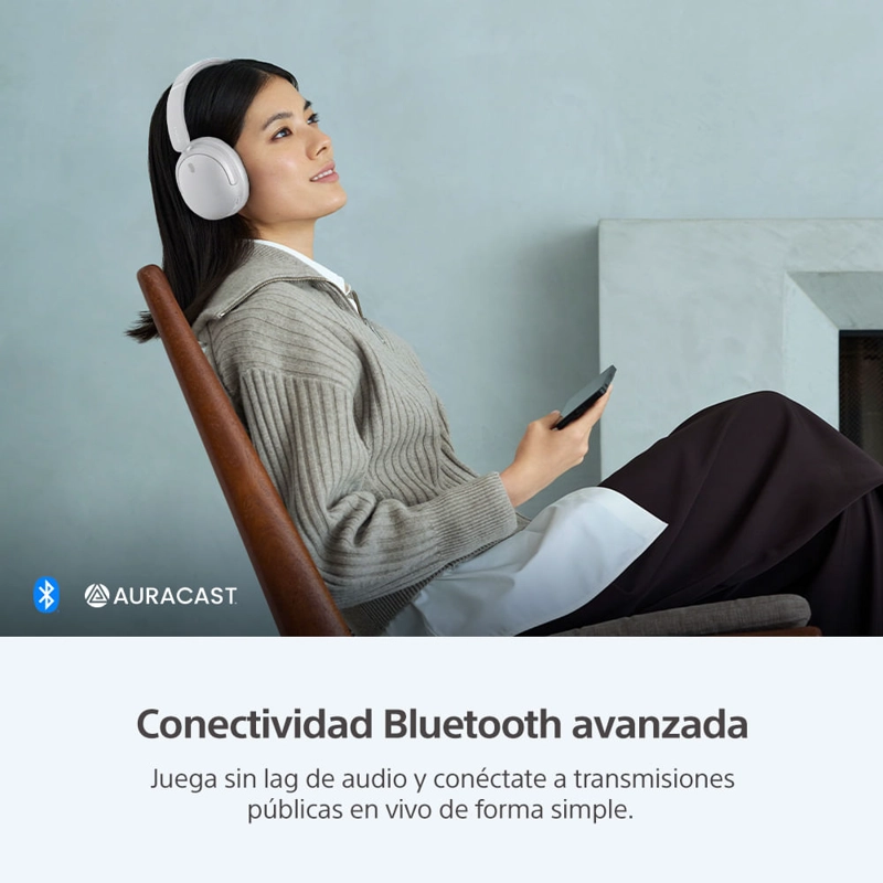 AUDIFONOS BLUETOOTH CON NOISE CANCELLING WH-CH730N BLANCO - 10