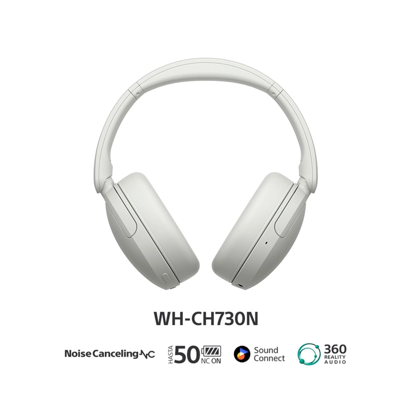 AUDIFONOS BLUETOOTH CON NOISE CANCELLING WH-CH730N BLANCO - 2