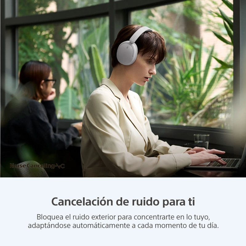 AUDIFONOS BLUETOOTH CON NOISE CANCELLING WH-CH730N BLANCO - 4