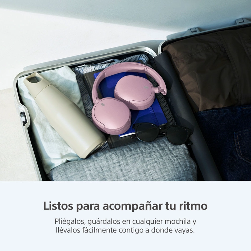 AUDIFONOS BLUETOOTH CON NOISE CANCELLING WH-CH730N ROSADO - 6
