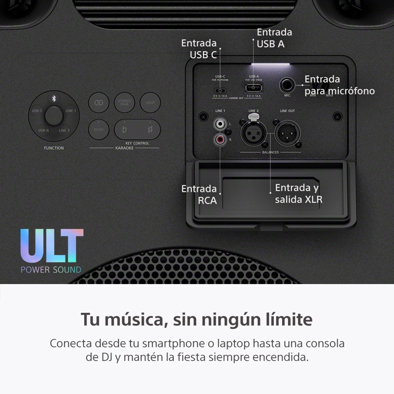 PARLANTE BLUETOOTH PARA FIESTAS SONY ULT TOWER MAX - 9