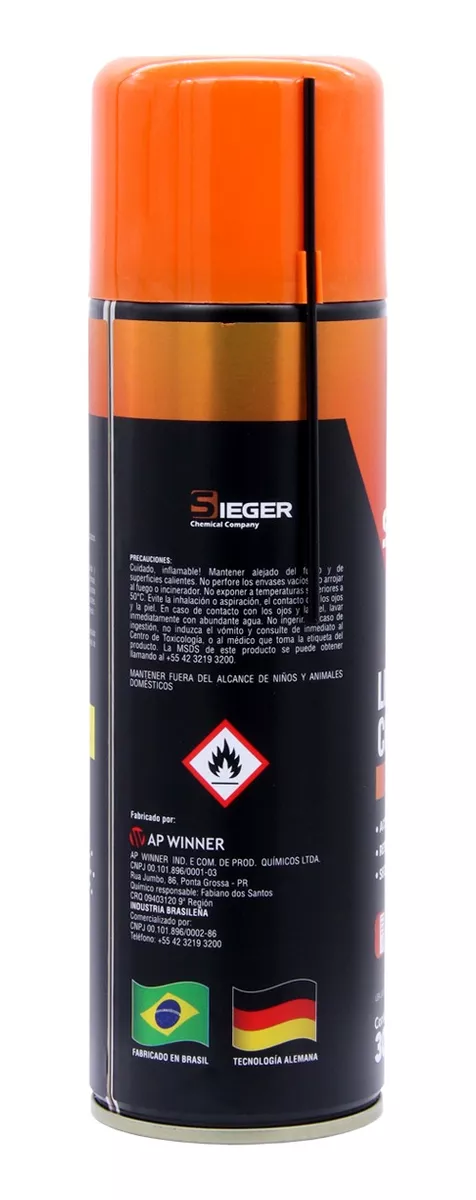 LIMPIA CONTACTO ELÉCTRICOS Y ELECTRÓNICOS SC101 300ML SIEGER - 2