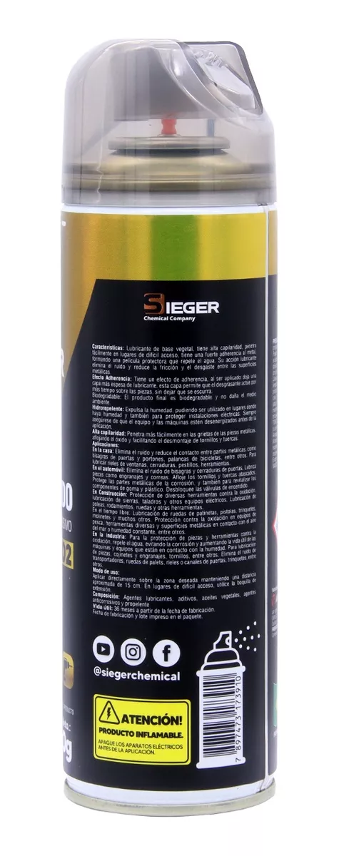 LUBRICANTE MULTIUSOS AFLOJA TODO SL102 300ML SIEGER - 2