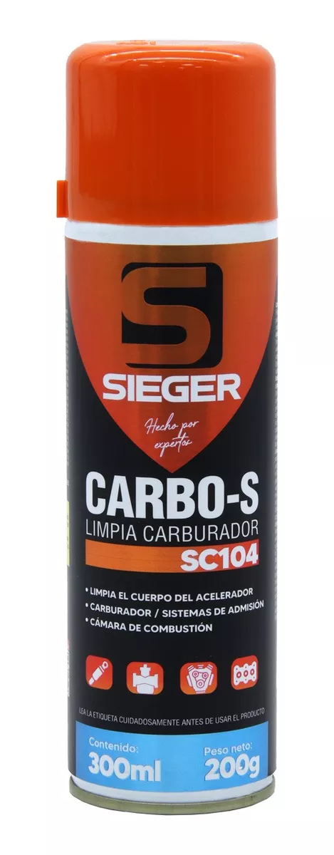 LIMPIA CARBURADOR CARBO-S SC104 300ML SIEGER - 1