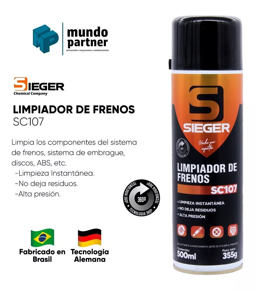 LIMPIADOR DE FRENOS 500ML/355G-SC107 - 4
