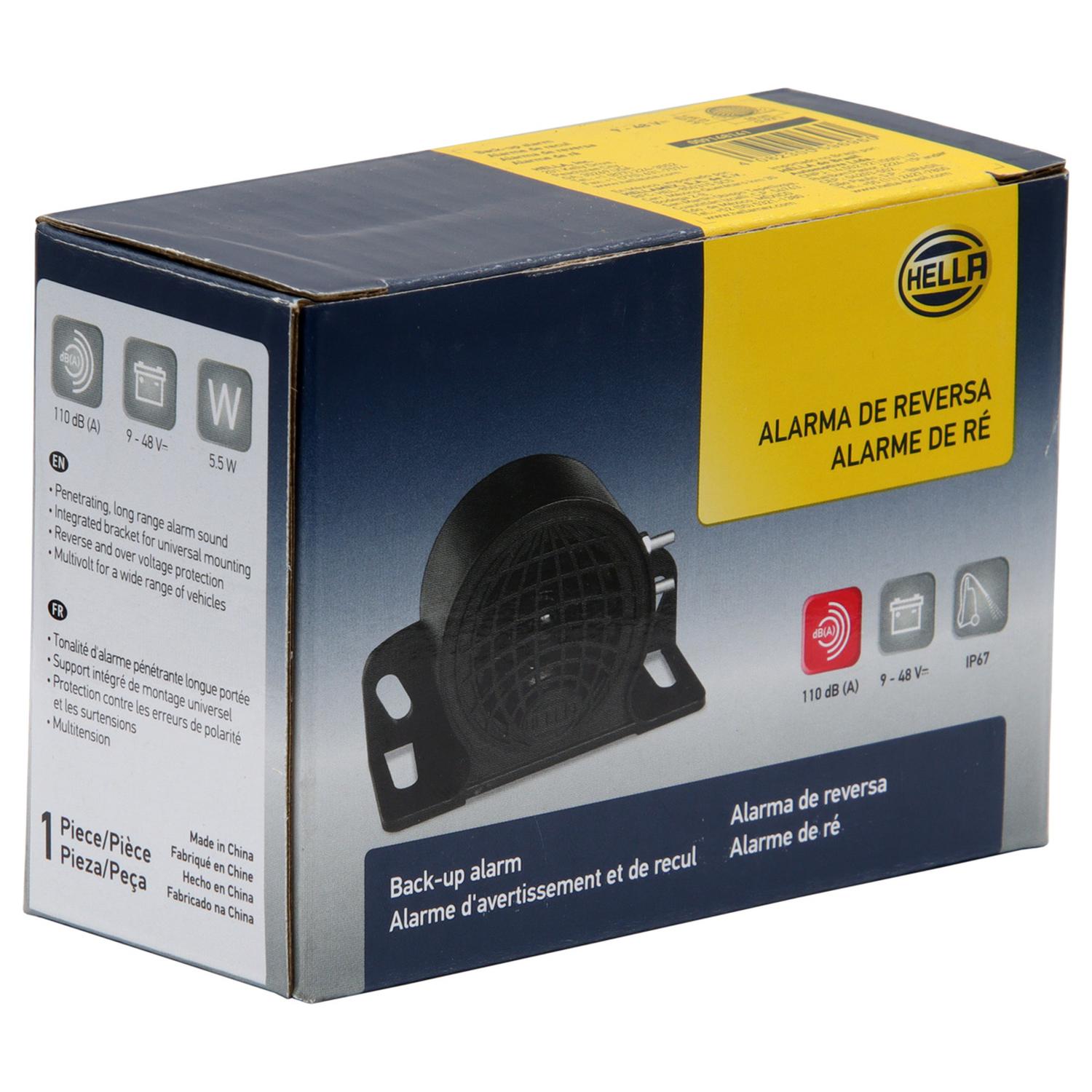 ALARMA RETROCESO MULTIVOLTAJE 9-48V 110DB - 4