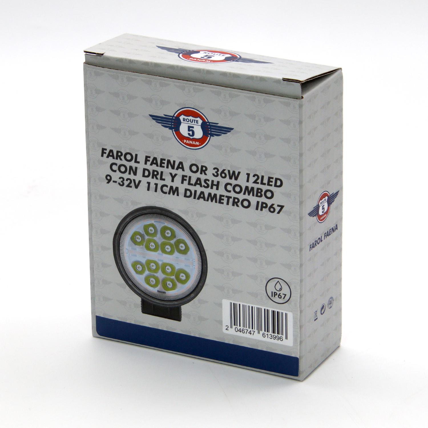 FOCO FAROL FAENERO 12 LED 36W CAMION REMOLQUE(PAR) - 3