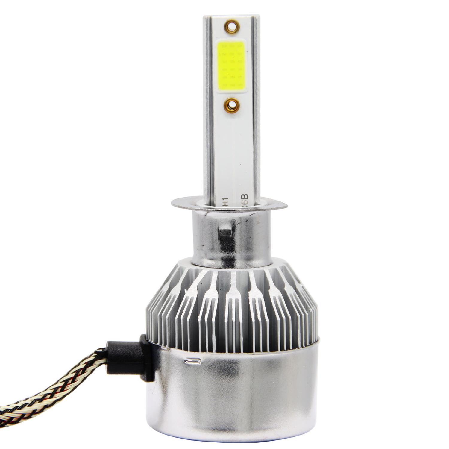 AMPOLLETA LED H3-880-9007 CON VENTILADOR 36W 3800ML GRIS OSCURO - 1