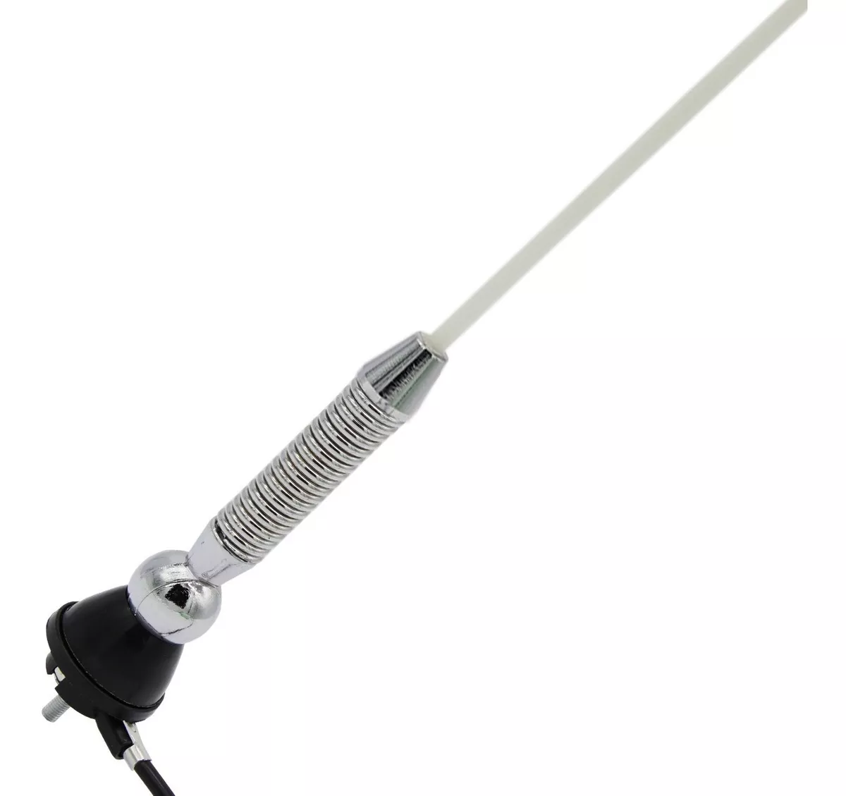 ANTENA TARABARRO FIBRA BLANCA 59 PULGADAS EXTENSIÓN 1SECC - 1