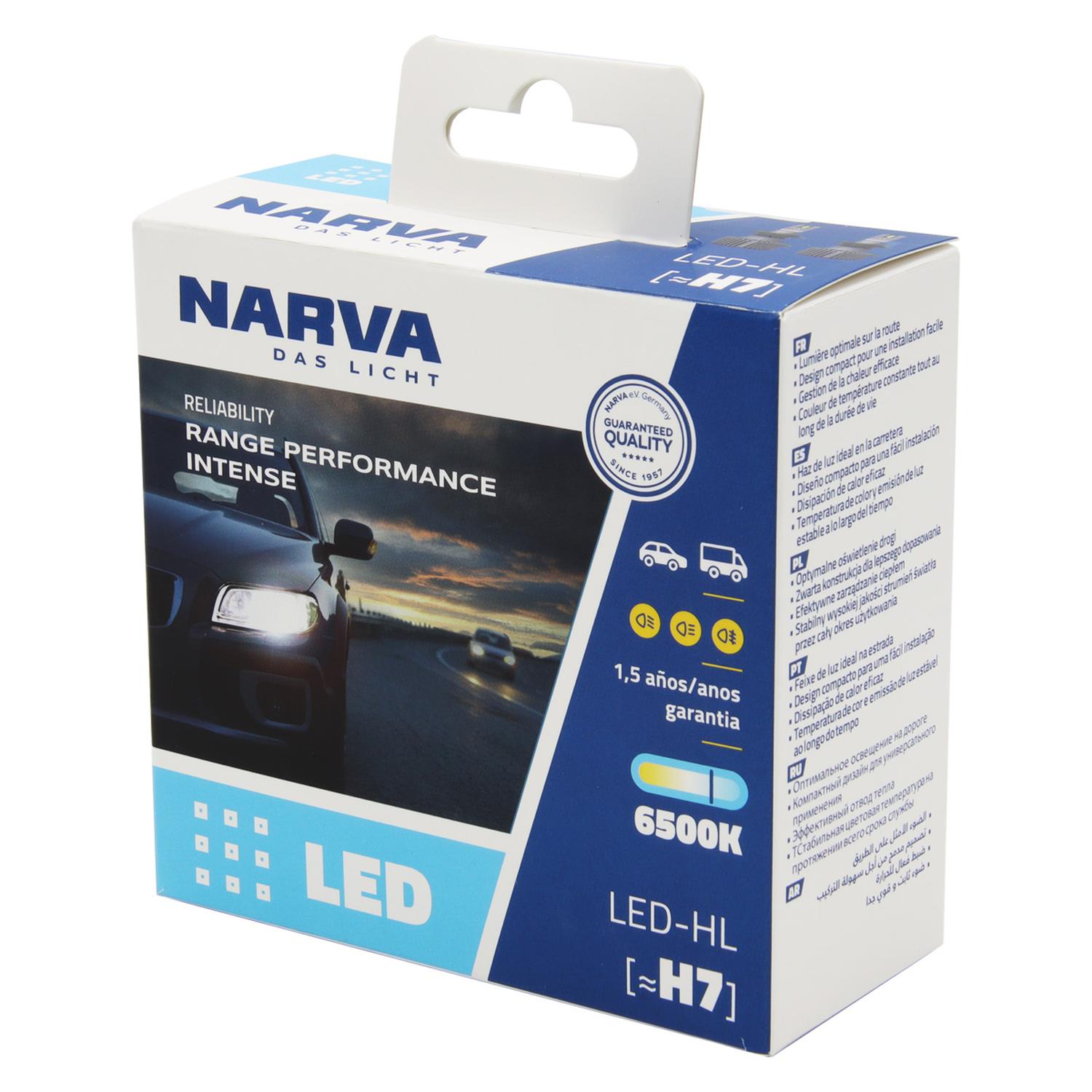 SET LED NARVA H7 24W 1224V BLANCA - 3