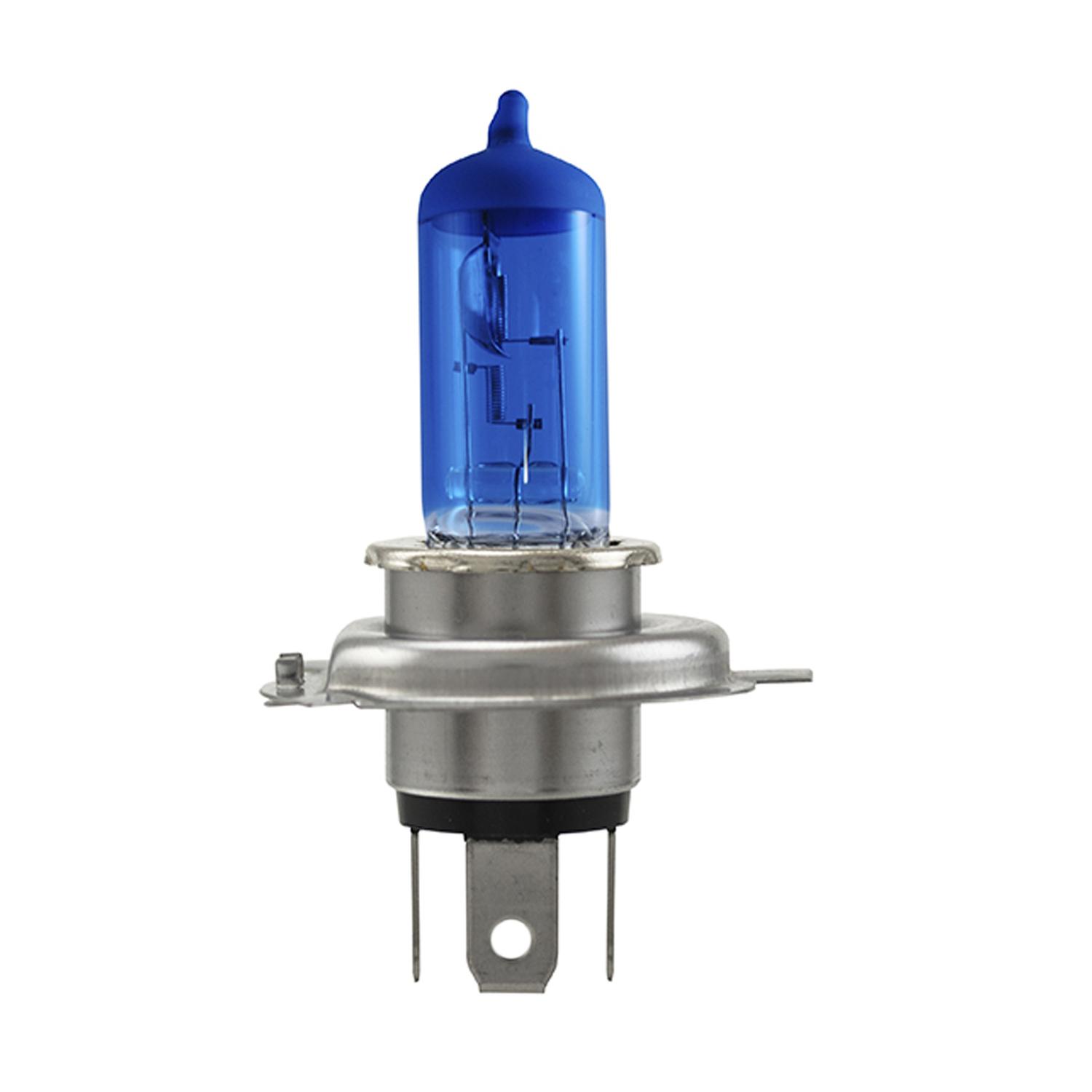 AMPOLLETA HALOGENA H4 12V 60/55W P43T T4.625 AZUL (PAR) - 2