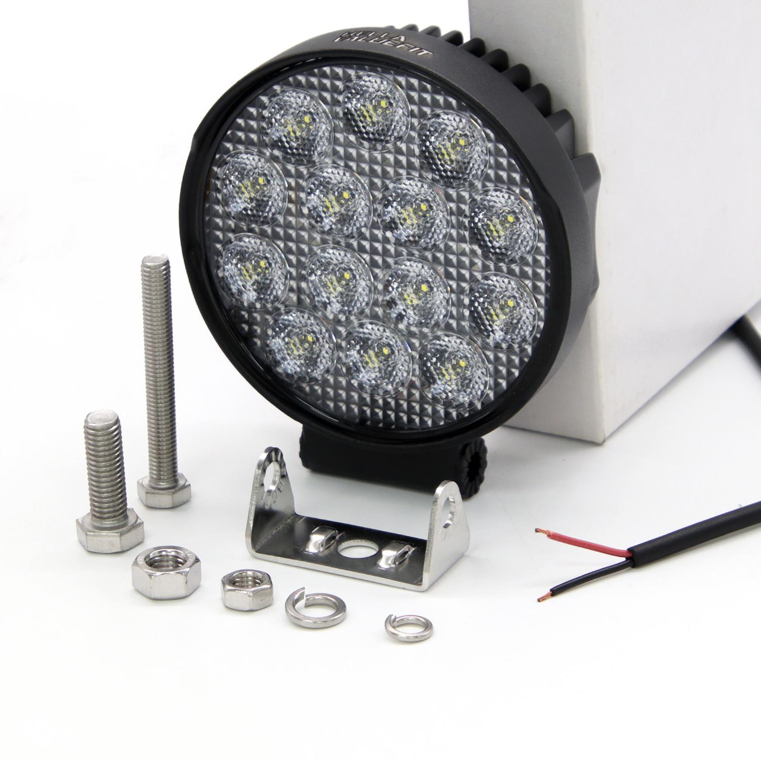 LUZ FAROL FOCO FAENERO 4LED HELLA CORTO ALCANCE CAMION (PAR) - 2