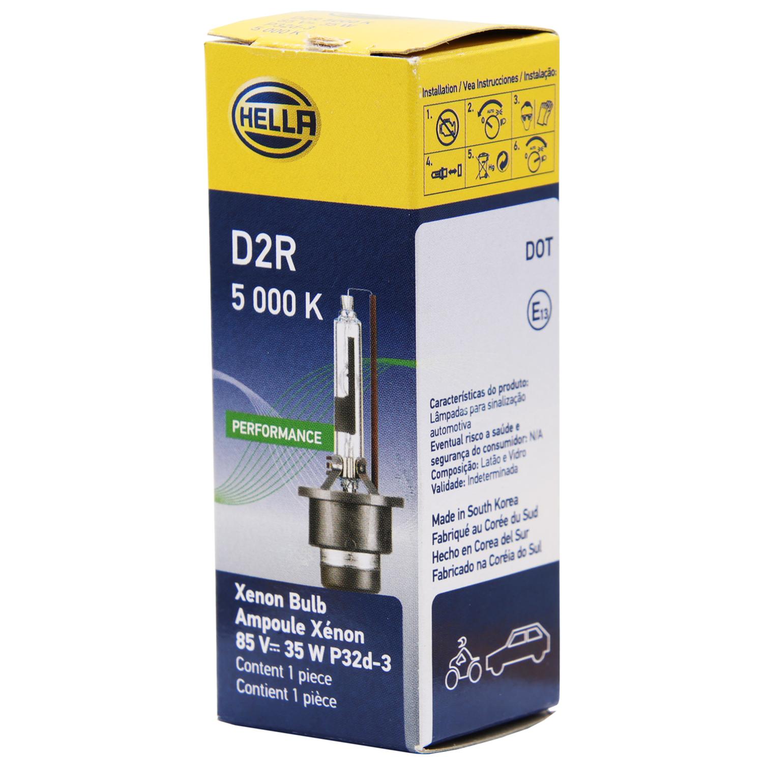 AMPOLLETA HELLA XENÓN D2R 85V 35W P32D-3 CR P+30 - 2