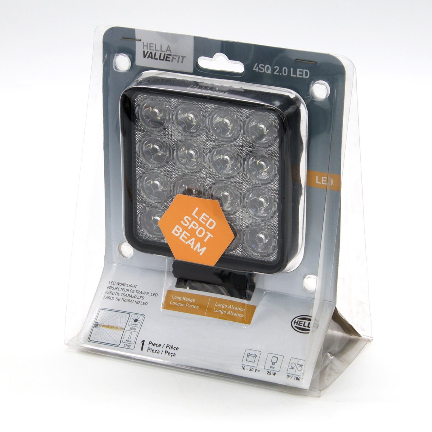 FAROL HELLA RECT 16 LED 9-33V LARGO ALC VALUE FIT - 3