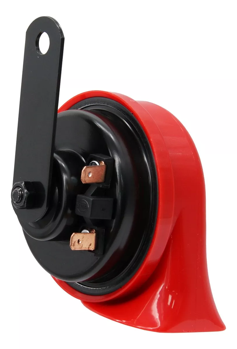 BOCINA HELLA CARACOL ROJA TONO ALTO Y BAJO 12V 72W 110DB PAR - 4