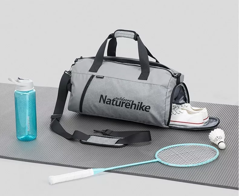 MOCHILA GYM SEPARACION HUMEDAD GRIS L - 3