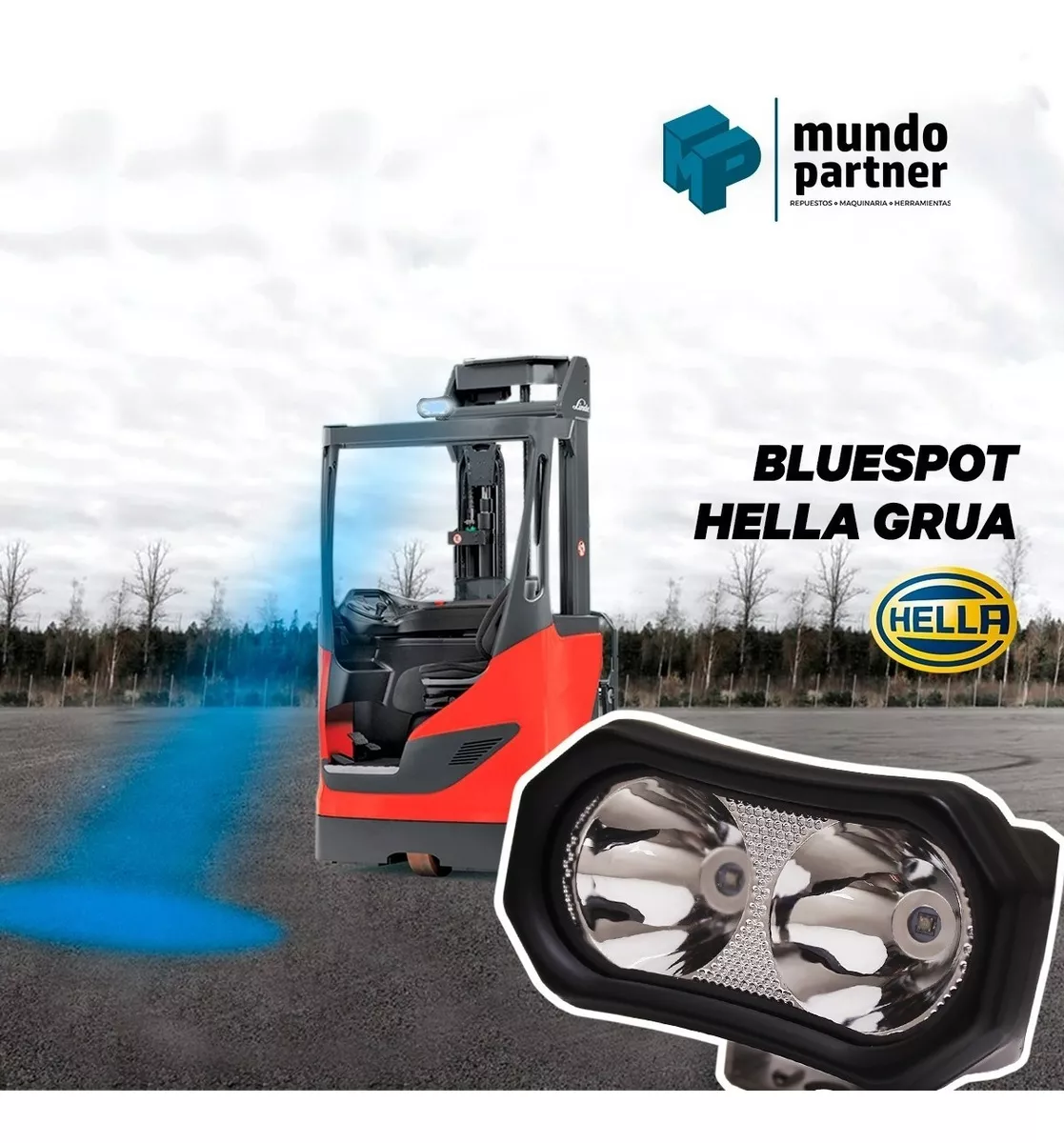 BLUESPOT 2 LED 300LM 6W 10-80V GRUA - 3