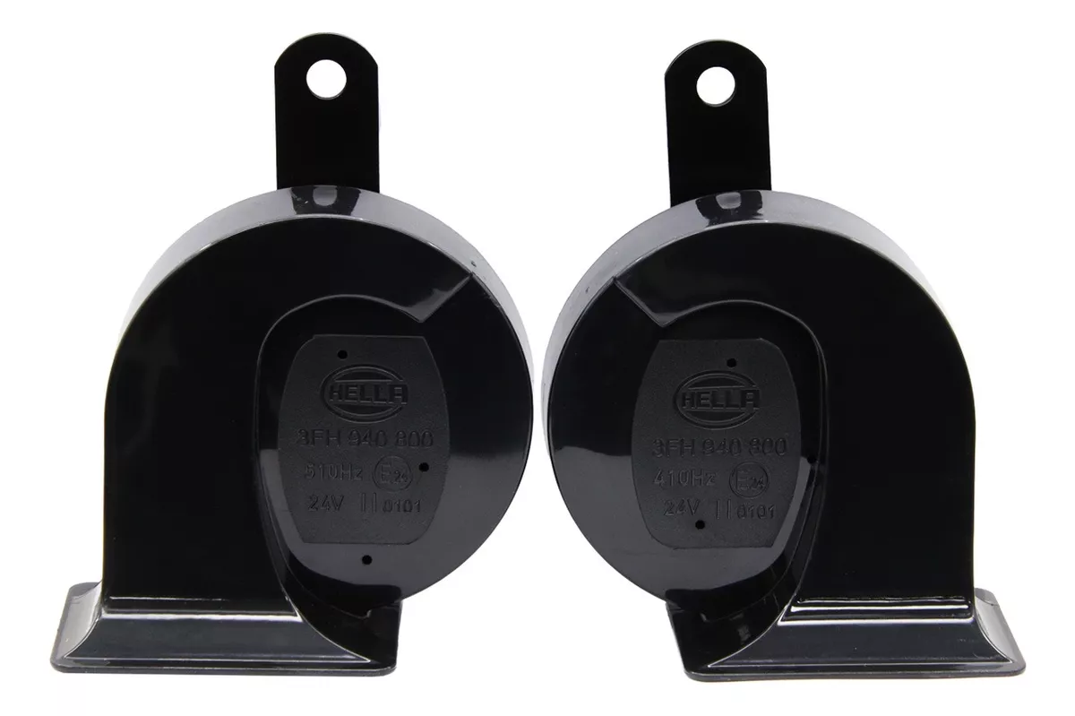 BOCINA HELLA CARACOL TONO ALTO Y BAJO 24V 72W 110DB 410-510HZ PAR - 1