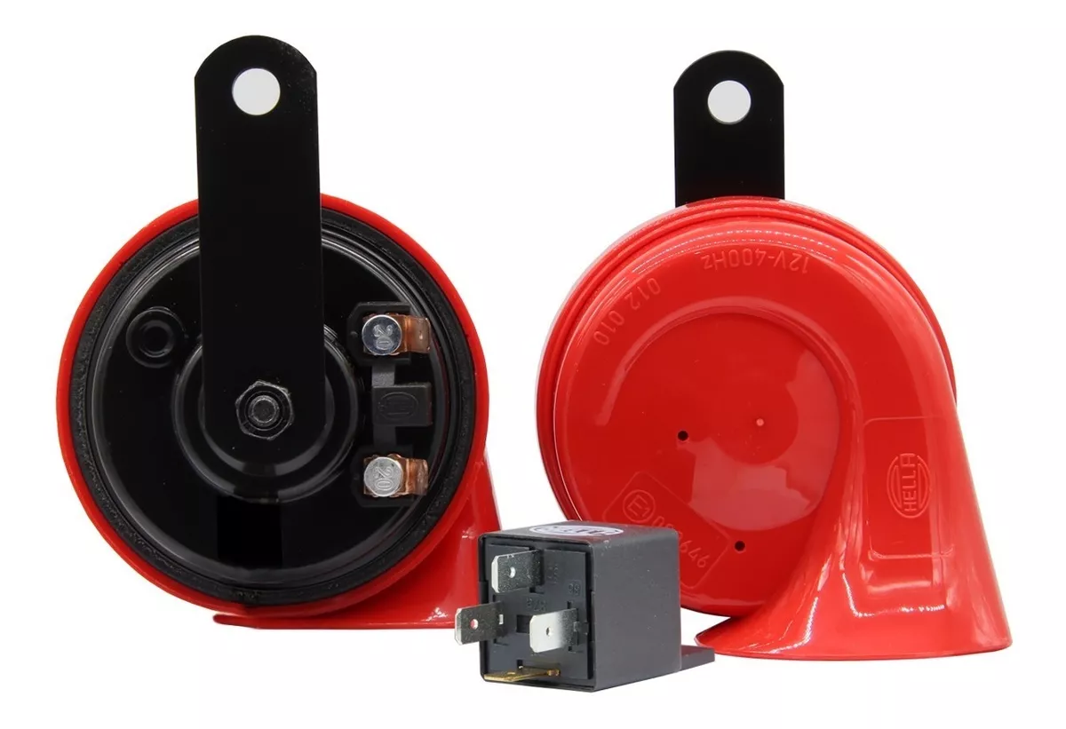 BOC.CAR ROJO 12V 2X72W 400 Y 500HZ CON RELAY - 1