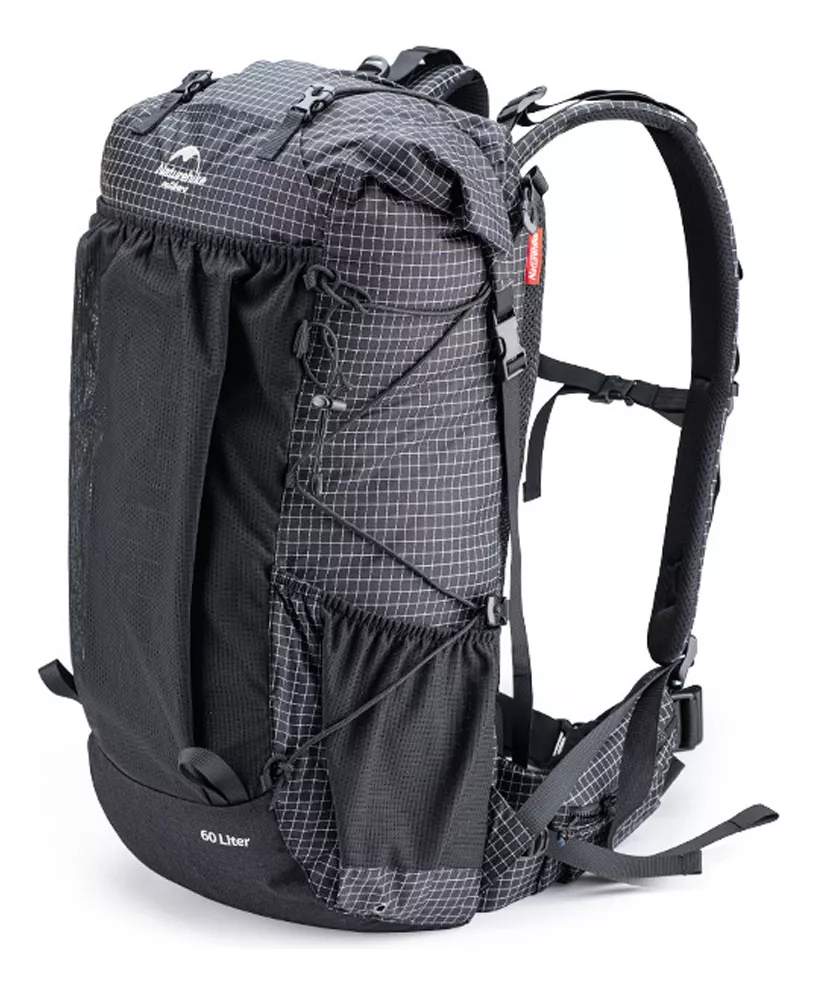 MOCHILA DE SENDERISMO 60L + 5L DYNEEMA NEGRO - 1