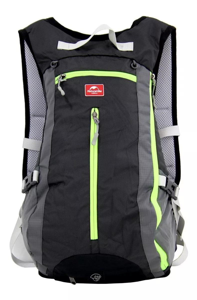 MOCHILA NATUREHIKE NEGRA CON CASCO DESLIZABLE - 1