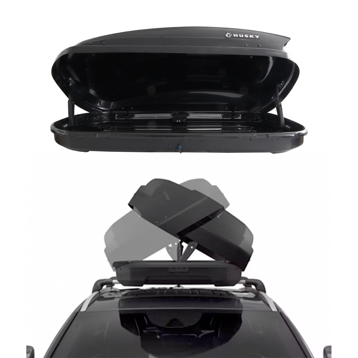CAJA PORTAEQUIPAJE NEGRA 360L - 6