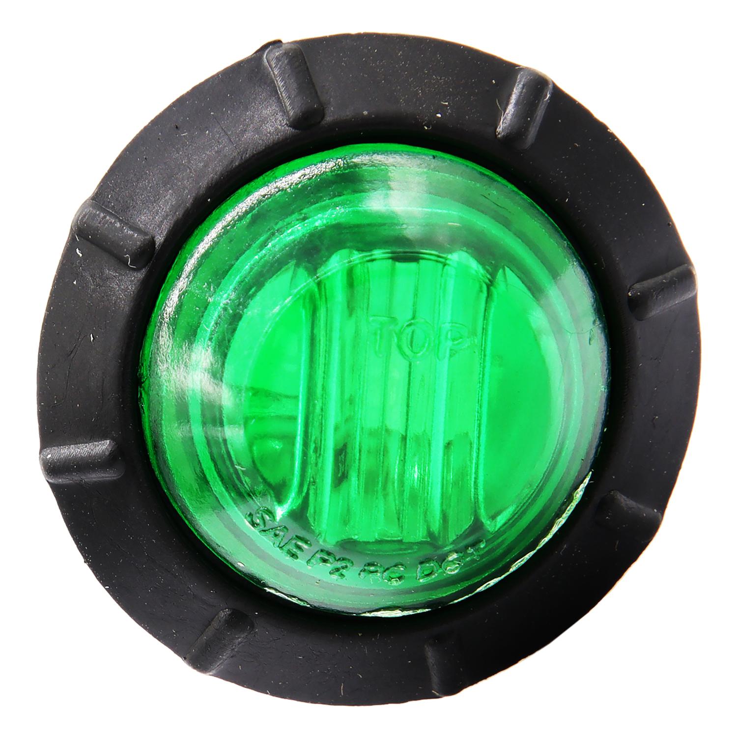 FAROL MICRO LED 0.8 PLGS 10-30V 1LED VERDE - 1