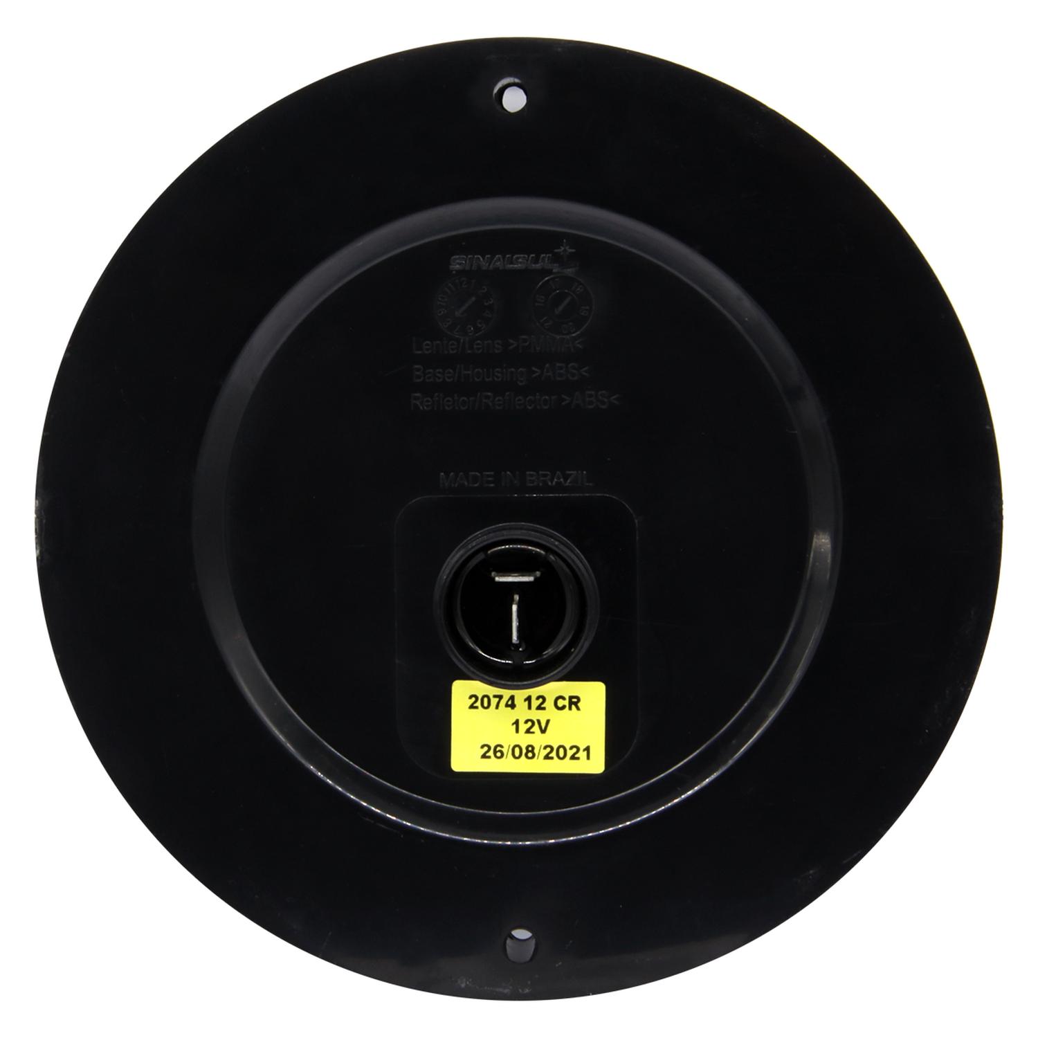 FARO TRASERO BUS MARCOPOLO BUSSCAR CIFERAL 155MM CRISTAL 12V - 3