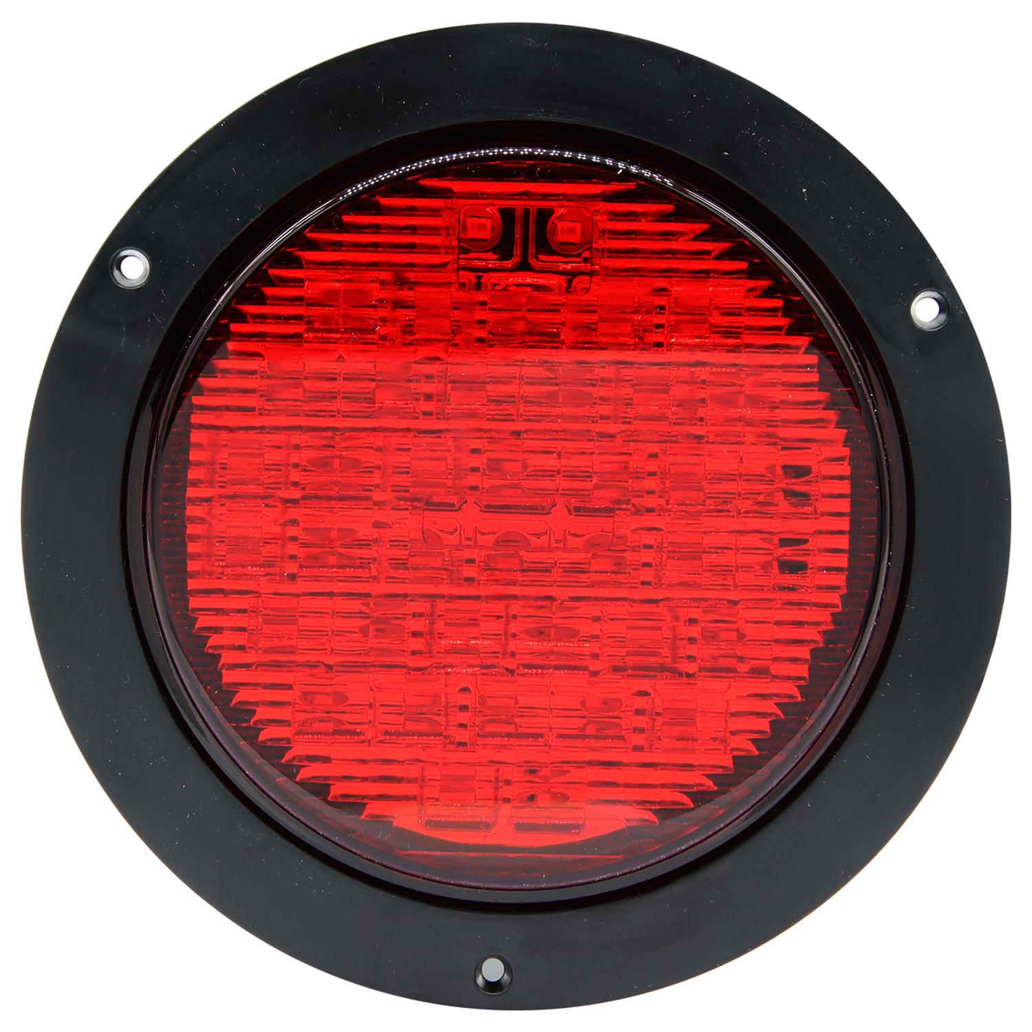FAROL TRASERO  40LED 12/24V 4 PULGADAS ROJO CON PERNOS - 1