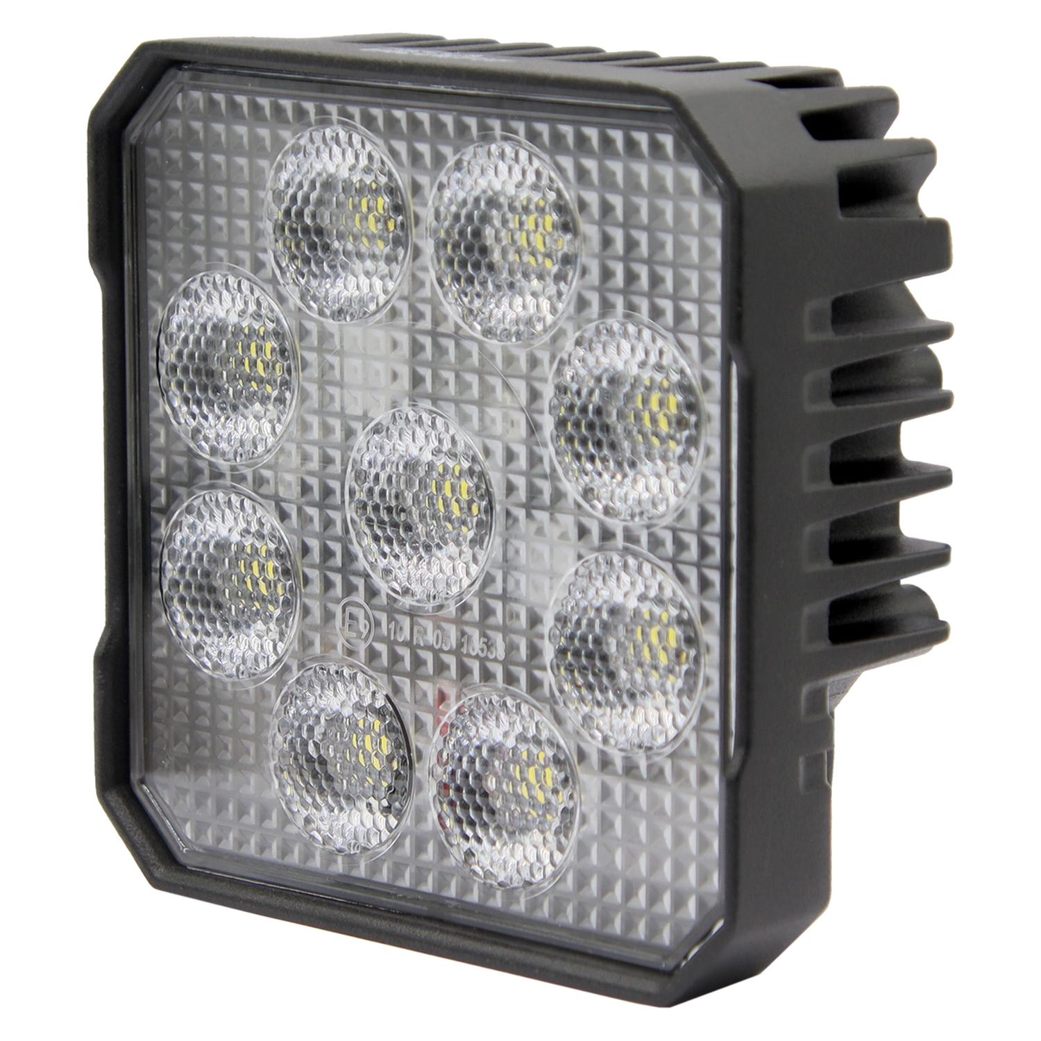 FARO DE TRABAJO VALUE FIT 1224V TS3000 9LED LT CUADRADO - 2