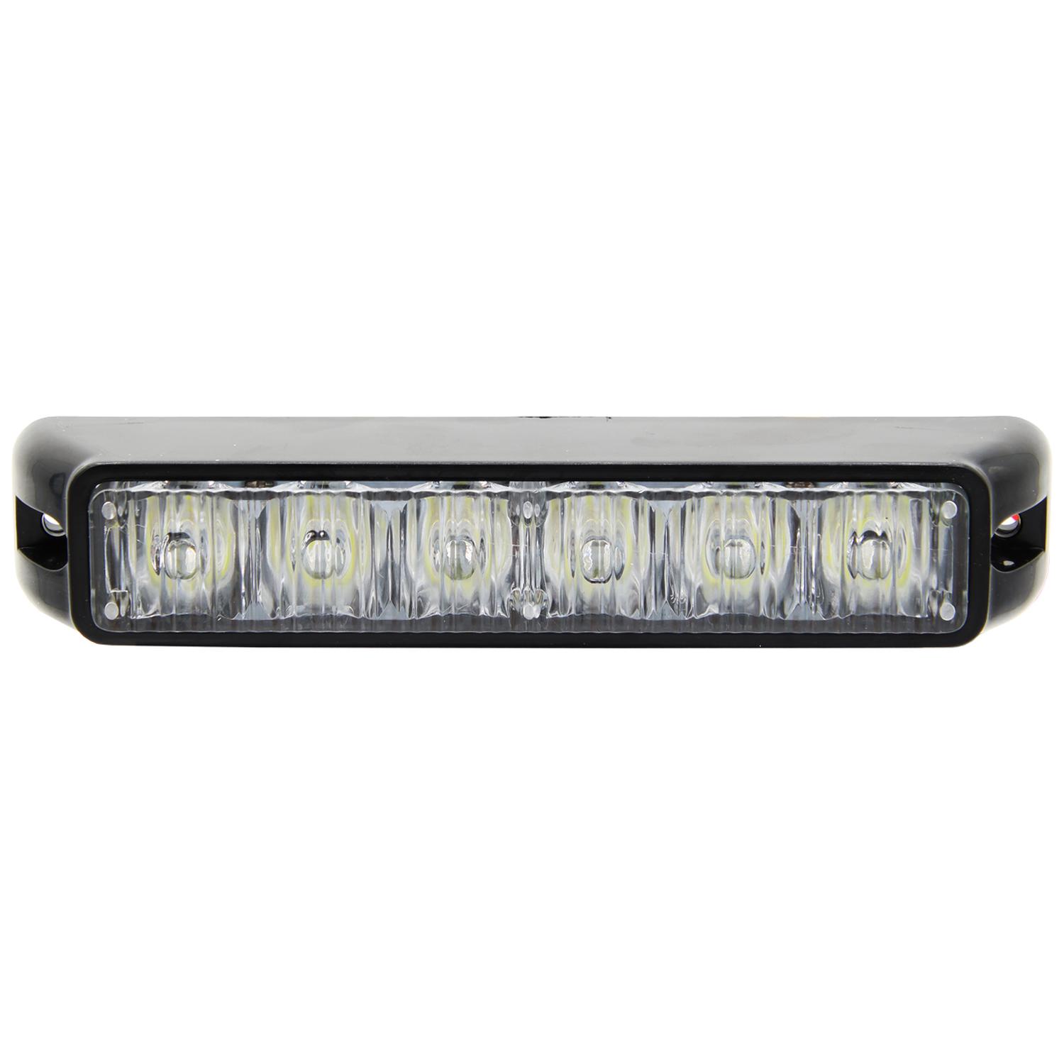 FAROL DESTELLANTE 6 LED AZUL 12/24V CON INTERRUPTOR - 1