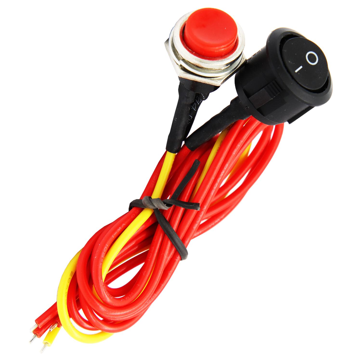 FAROL DESTELLANTE 6 LED AZUL 12/24V CON INTERRUPTOR - 3