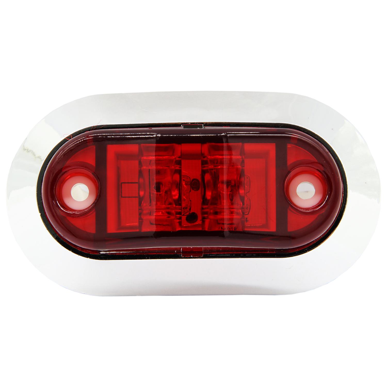 FAROL LATERAL 2LED 12V/24V ROJO 8X4,3X2CM - 1