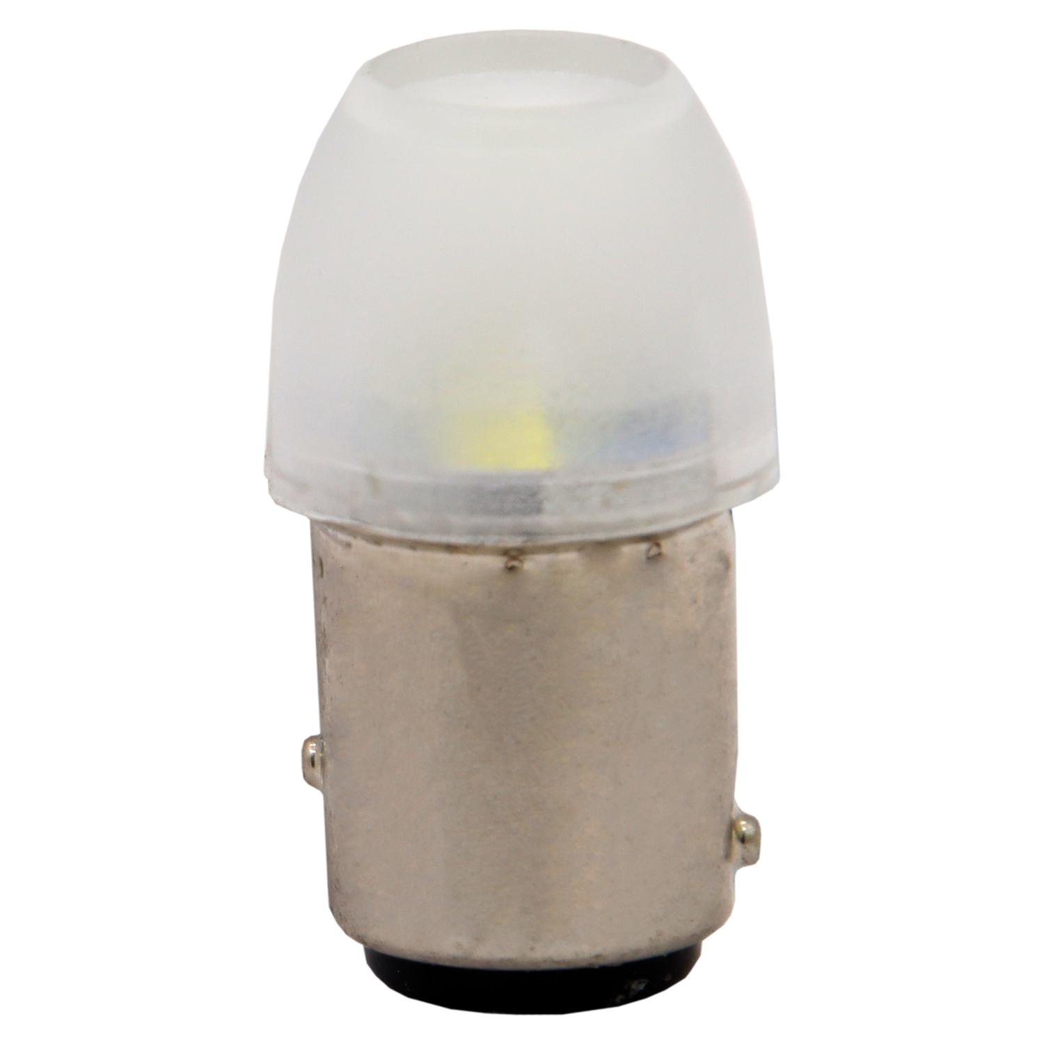 AMPOLLETA LED 1157 12V COLOR CRISTAL CON FLASH BAY15D - 1