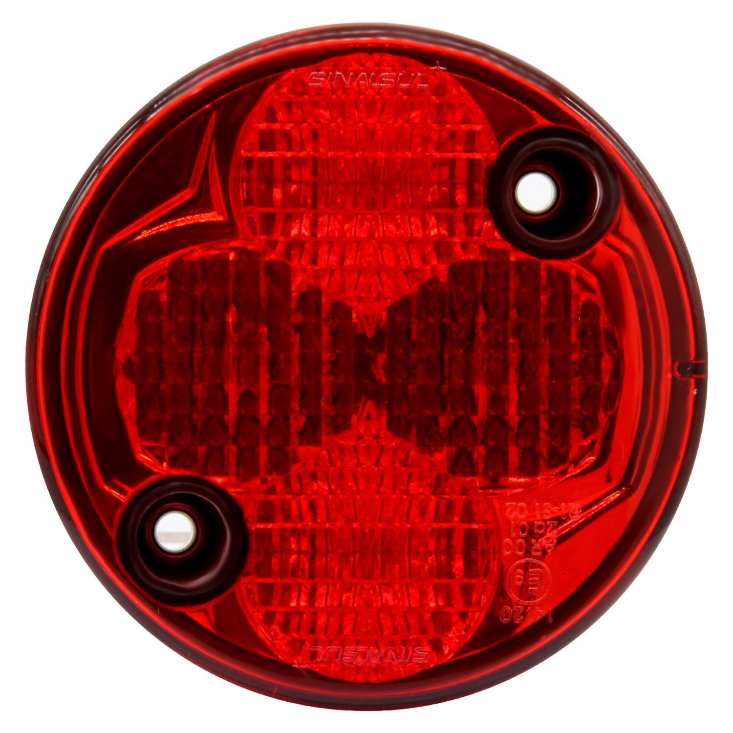 FARO DELIMITADOR 75MM MARCOPOLO ROJO LED 24V FIJACION FR - 1