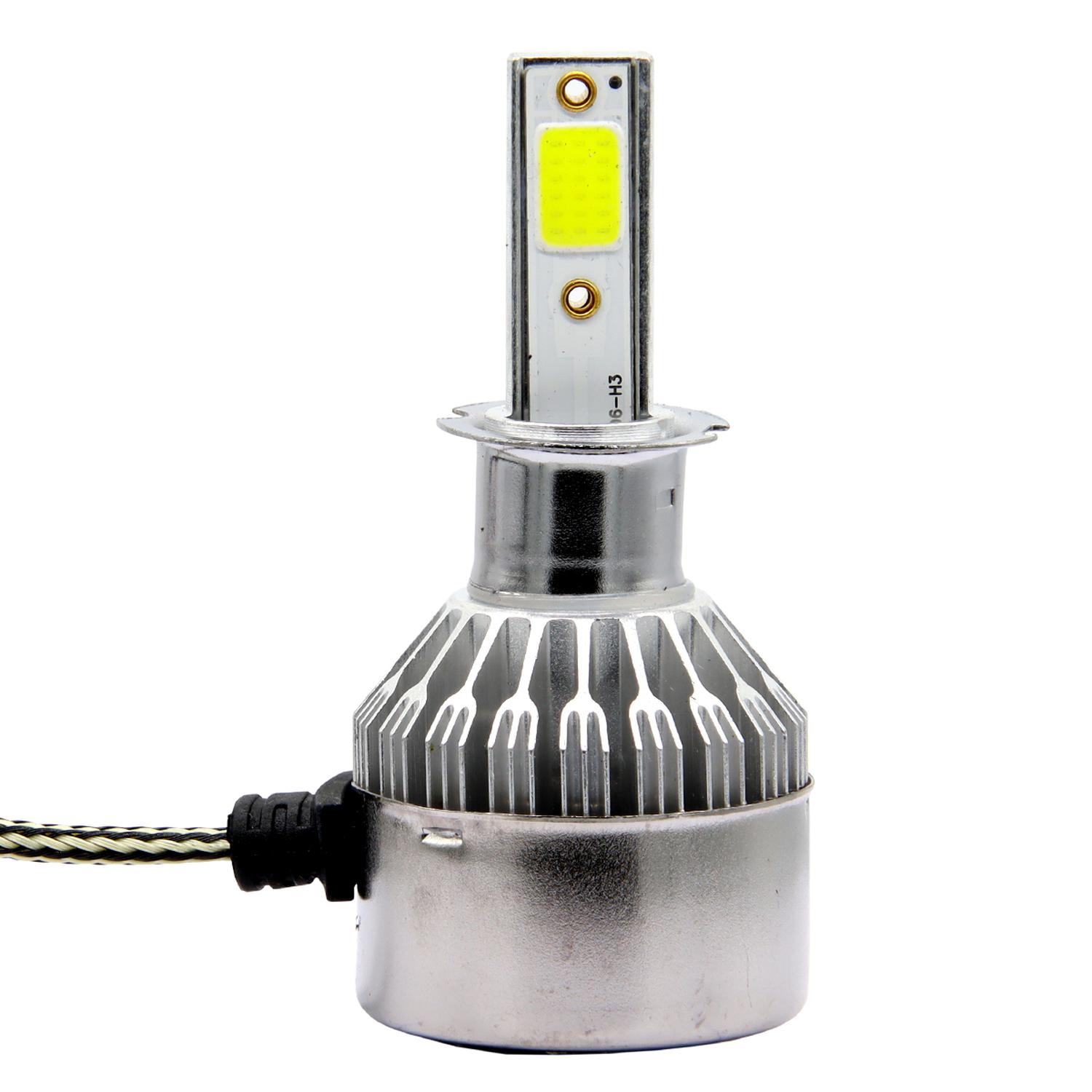 KIT AMPOLLETA LED  CON VENTILADOR H3  36W 3800ML  C6 WHITE - 1