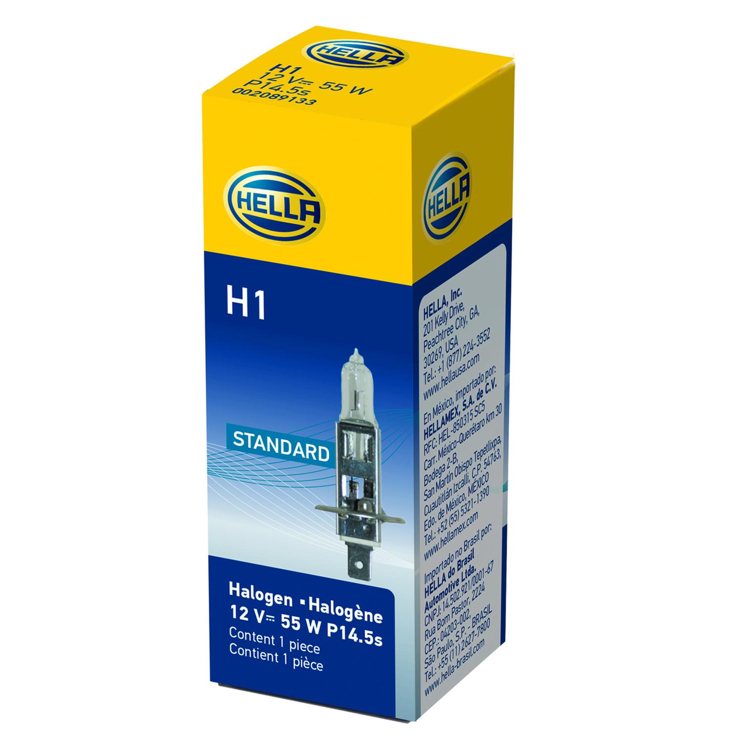 AMPOLLETA HALOGENA H1 12V 55W P14.5S T2.5 - 2