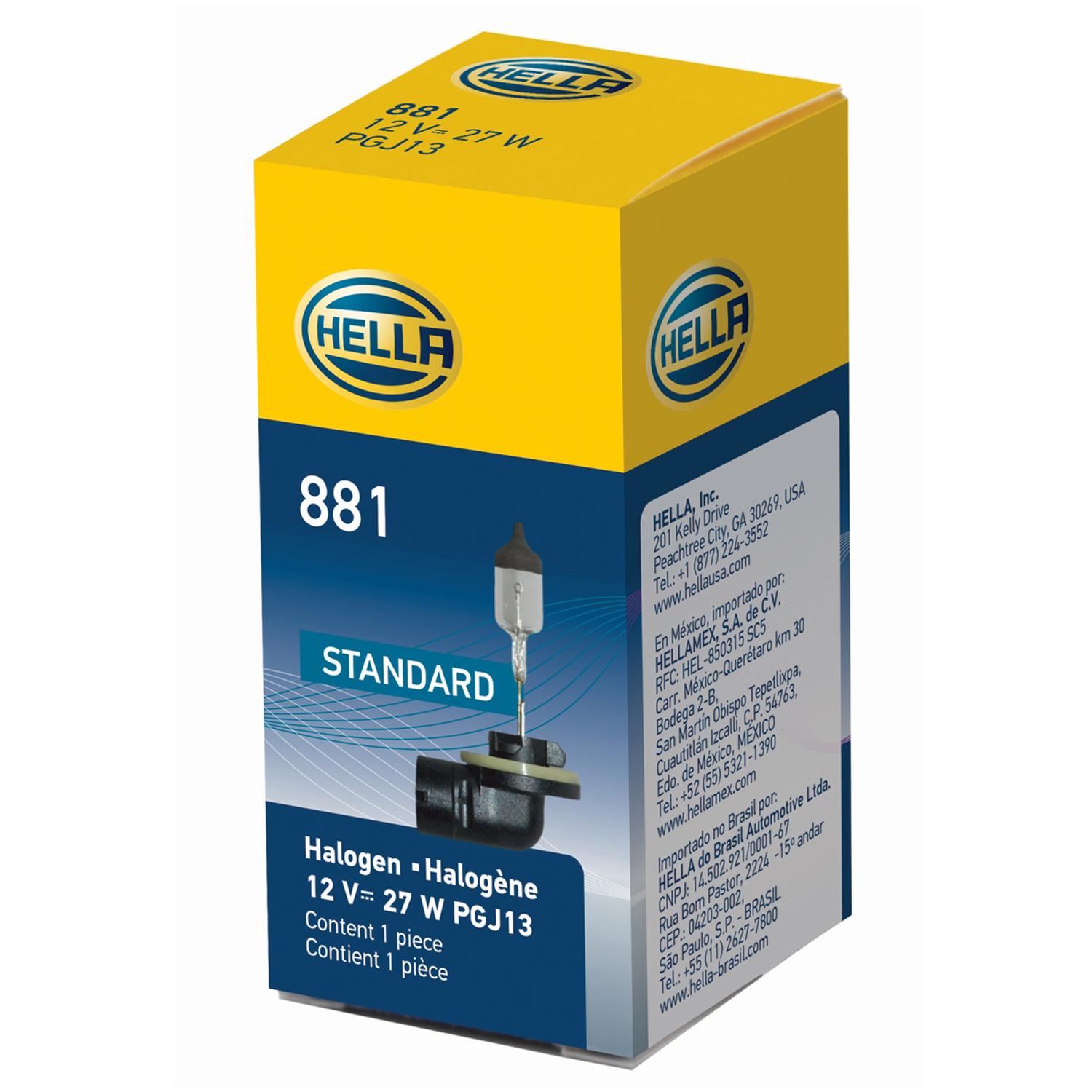 AMPOLLETA 881 12V 27W PGJ13 - 2