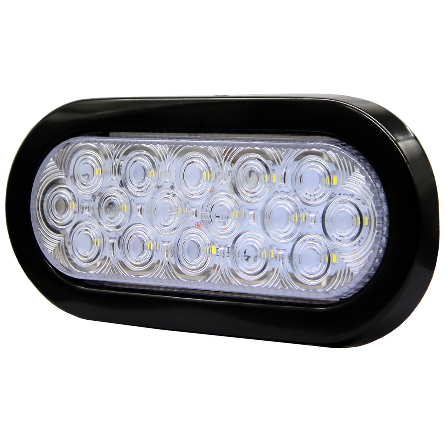 FAROL OVALADO 16LED BIVOLTAJE 170X60MM CRISTAL CONECTOR PIG TAIL - 2